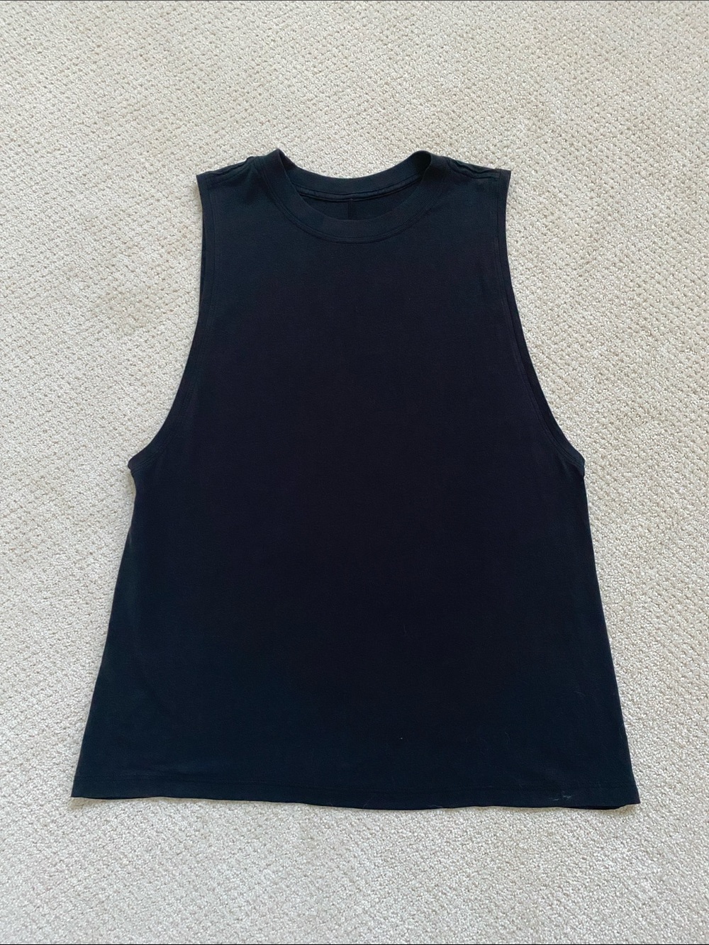 LULULEMON Black Muscle Tank Athletic Top